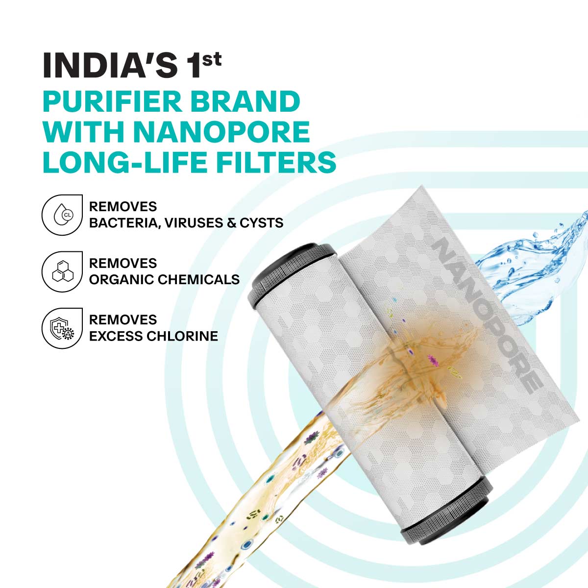 Aquaguard Sure Hydra UV 2X Water Purifier | 2 Year Filter Life | With Mega Sediment Filter 3 Aquaguard Sure Hydra UV 2X water purifier