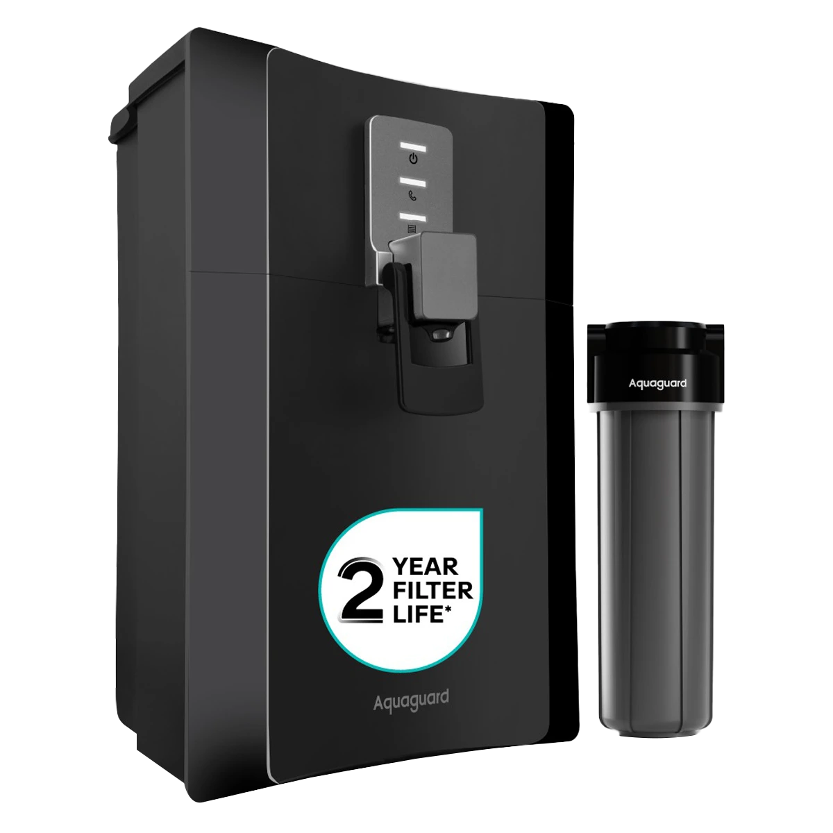 Aquaguard Sure Hydra UV 2X Water Purifier | 2 Year Filter Life | With Mega Sediment Filter 1 Aquaguard Sure Hydra UV 2X water purifier