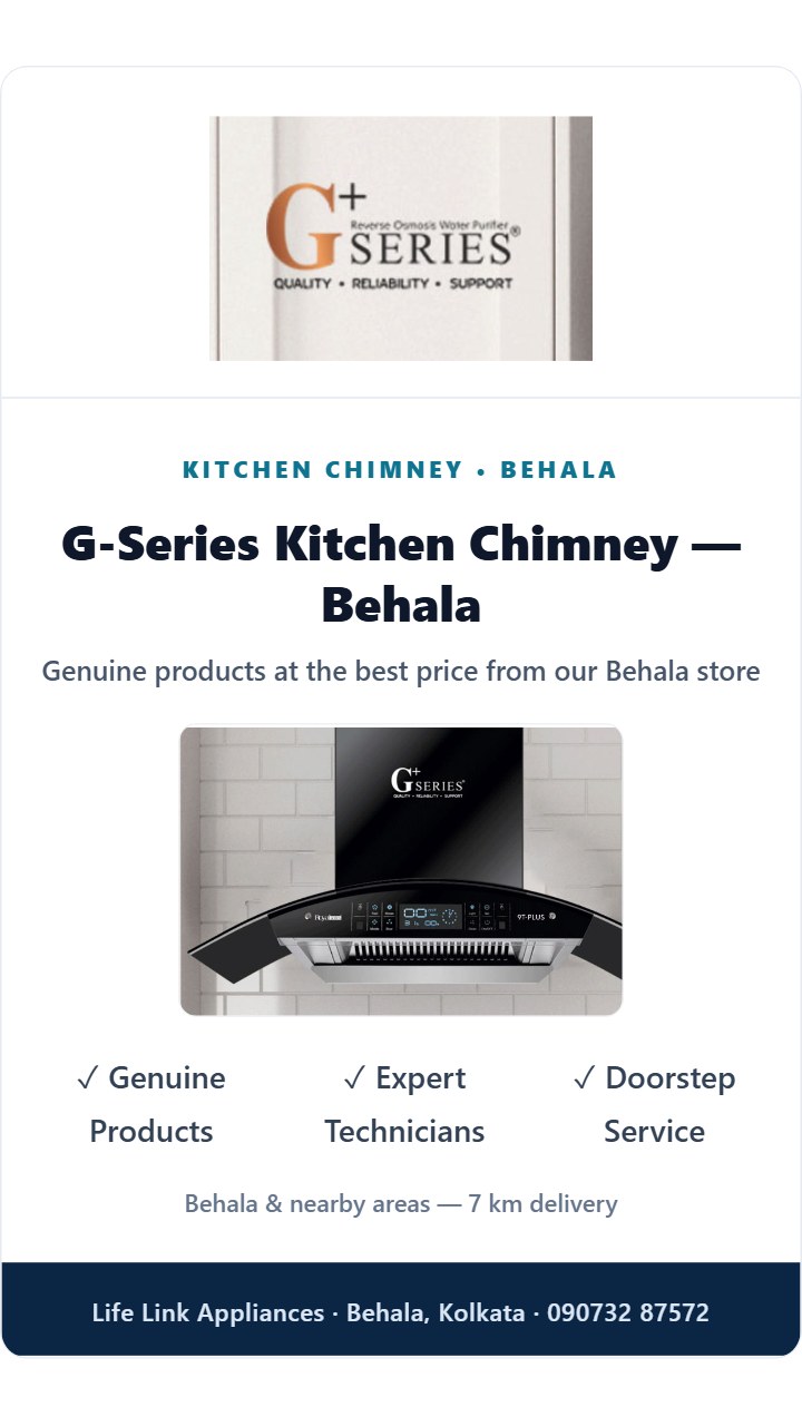G-Series Kitchen Chimney in Behala, Kolkata