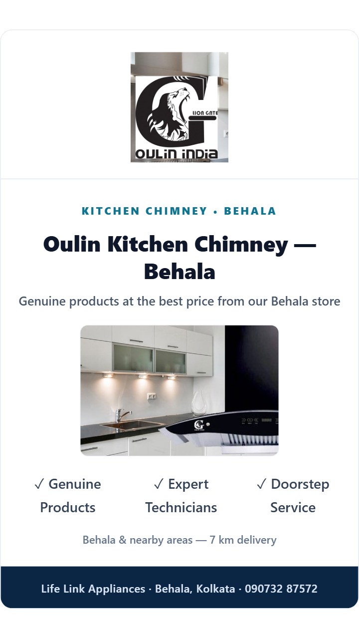 Oulin Kitchen Chimney in Behala, Kolkata
