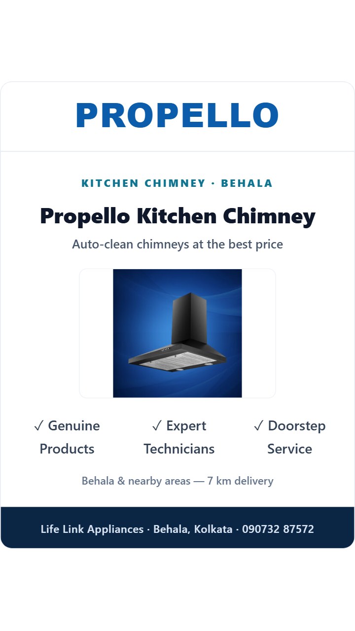 Propello Kitchen Chimney in Behala, Kolkata