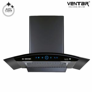 Ventair Elantra 75 Auto Clean Chimney - Front View - Life Link Appliances Kolkata