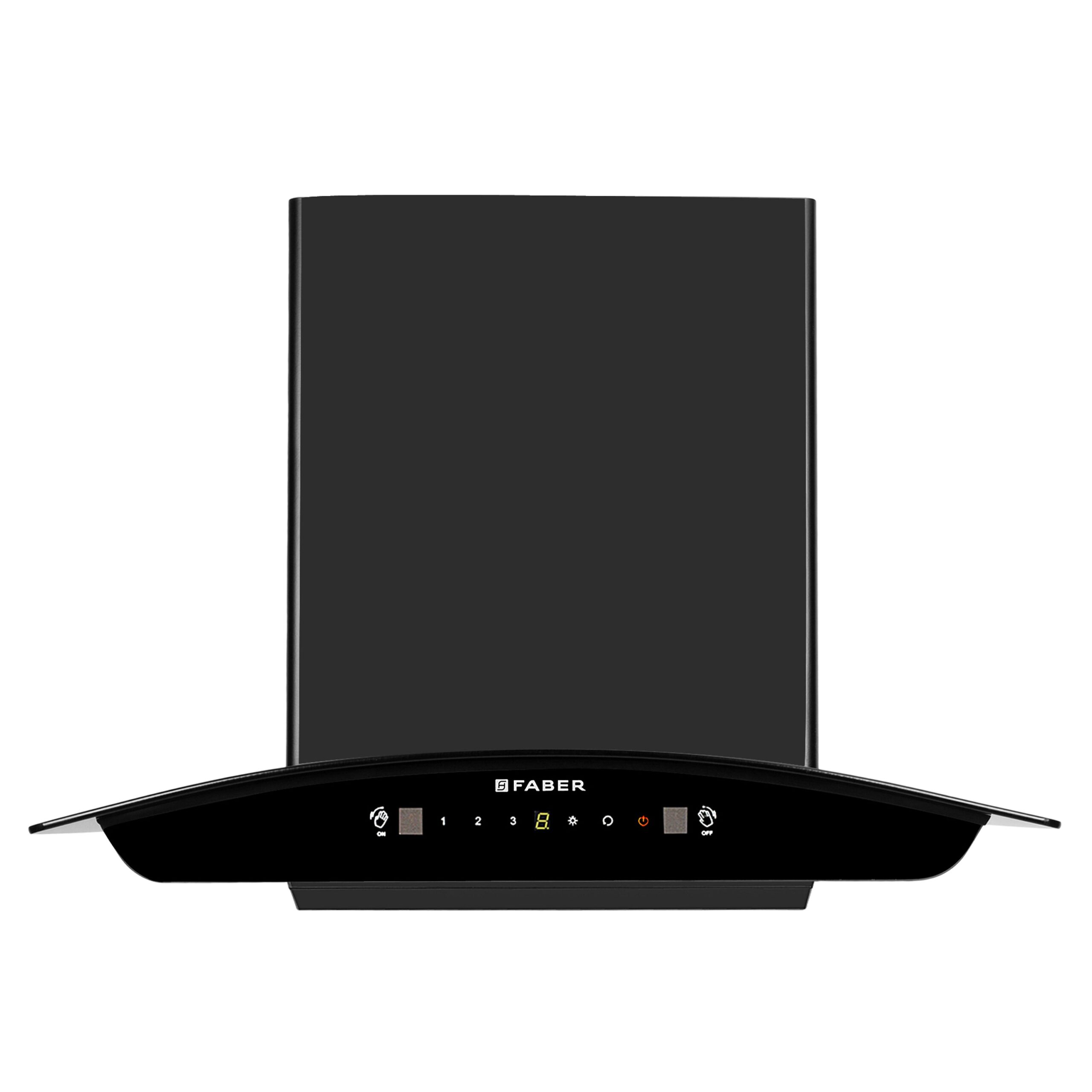 Faber HOOD CREST PRO IN HC SC FL BK 60 – 60 cm Kitchen Chimney 1 Faber HOOD CREST PRO IN HC SC FL BK 60 60 cm kitchen chimney